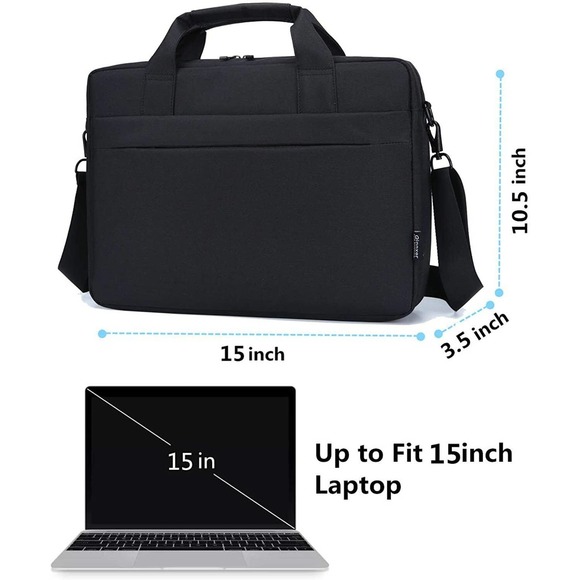 Shoulder Handbags Messenger Bag Laptop Case Fit 15.6inch Laptop Men/Women - Picture 2 of 6